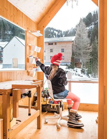 Kinderatelier zum Malen und Basteln