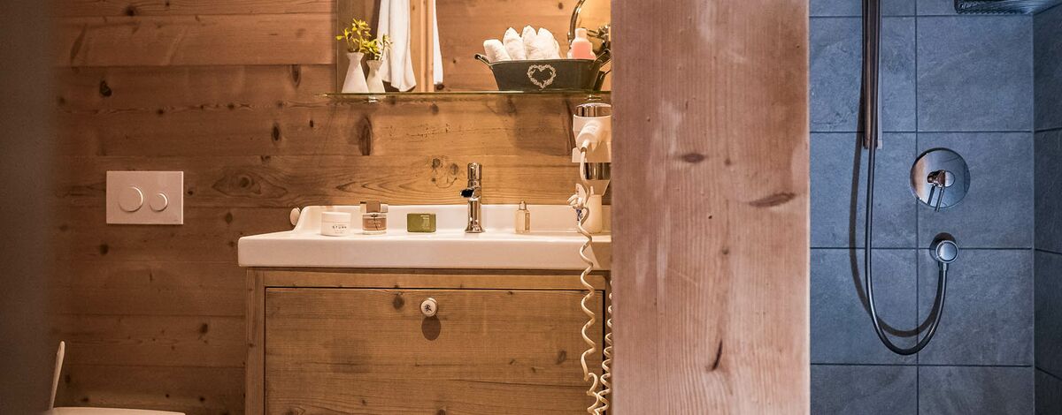 Badezimmer Ferienhaus Edelweiss