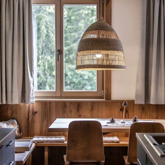 Esstisch im Berhaus 